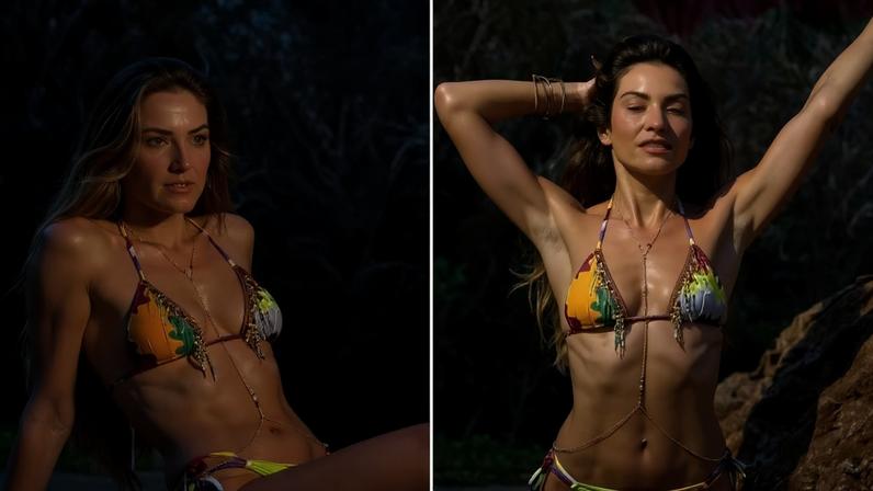 Patrícia Poeta em Fernando de Noronha — Foto: Reprodução/Instagram