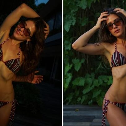 Carolina Dieckmann retorna da Europa e celebra o verão