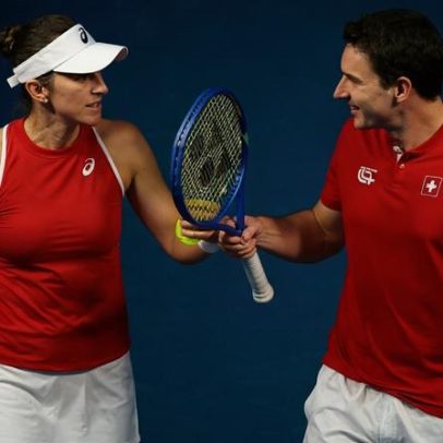 Suíça vence duplas mistas e avança às semifinais da United Cup