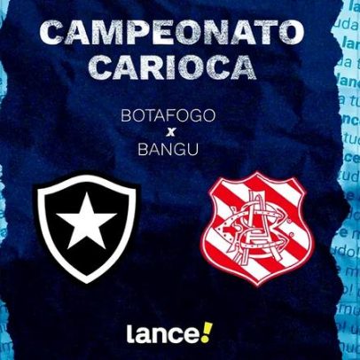Botafogo x Bangu: horários, transmissão e escalações pelo Carioca