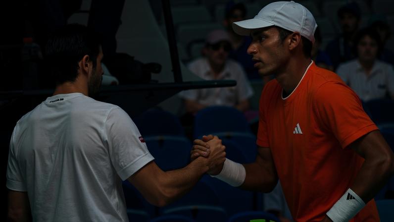 Nuno Borges e Félix Auger-Aliassime (Foto: Tennis Australia)