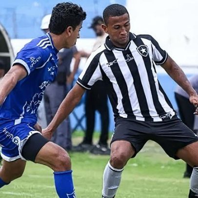Botafogo vence na estreia da Copinha com gol nos minutos finais