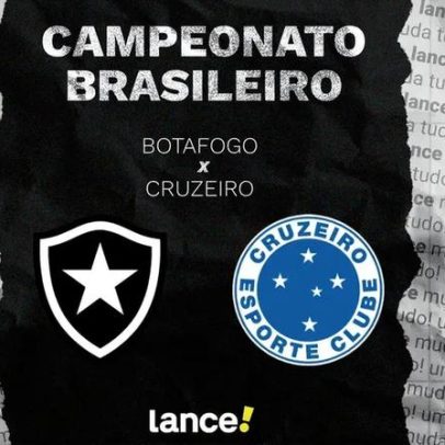 Botafogo x Cruzeiro: onde assistir ao vivo e prováveis elencos
