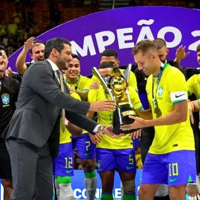 Brasil estreia na Copa América de Futsal 2026 em busca do 12º título