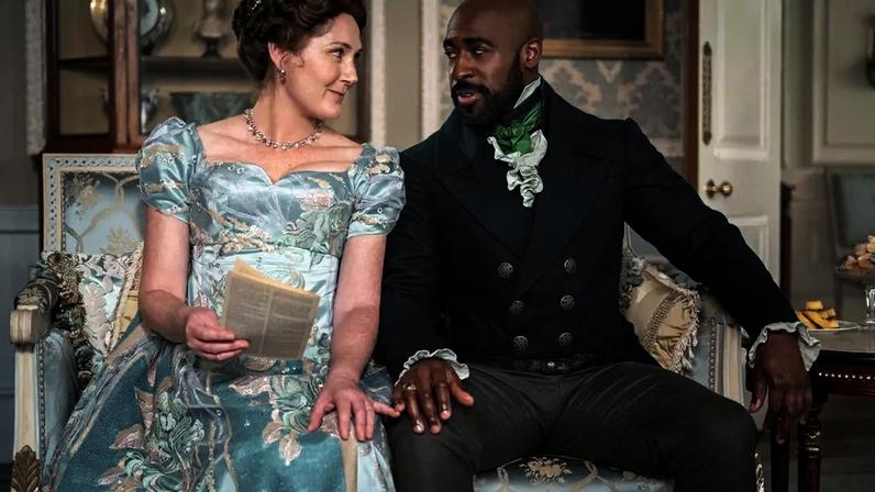 Violet Bridgerton e Lord Marcus em Bridgerton