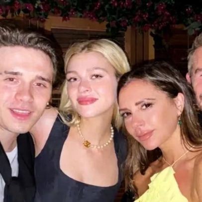 Antes da rixa, fotos de David e Victoria Beckham com Brooklyn e Nicola Peltz