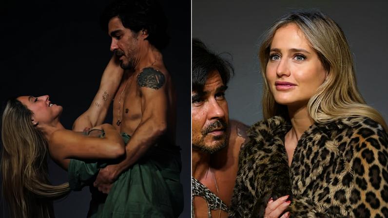 Bruna Griphao e André Gonçalves na peça 'O Dia Seguinte' — Foto: Divulgação