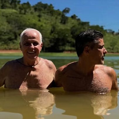 Bruno Gagliasso mostra momentos em família no rancho