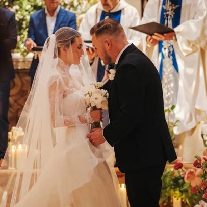 Esposa de Zach Bryan, Samantha Leonard, compartilha fotos do casamento relâmpago