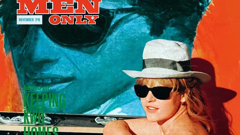 Pauline Boty on the cover of Men Only, November 1964, by Michael Ward