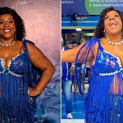 Cacau Protásio brilha como musa da Portela com look de R$ 75 criado por ela