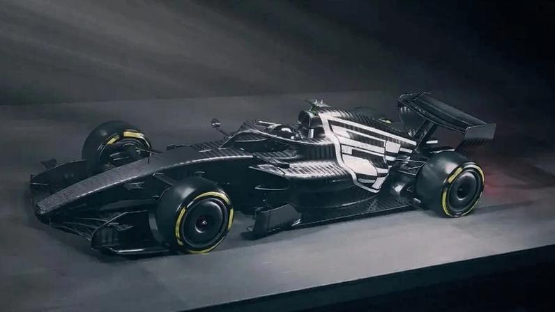 Nova pintura do carro da Cadillac para pré temporada da F1 (Foto: Reprodução)