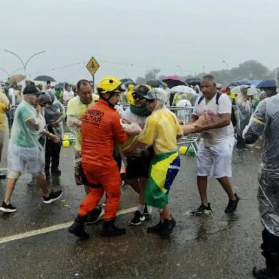 Descarga elétrica deixa feridos em manifestação em Brasília; 30 socorridos