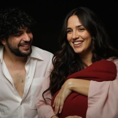 Rafa Kalimann e Nattan deixam maternidade com Zuza nos braços