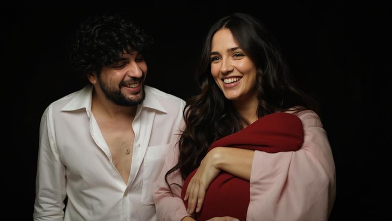 Rafa Kalimann, Nattan e Zuza deixam maternidade em SP — Foto: Brazil News