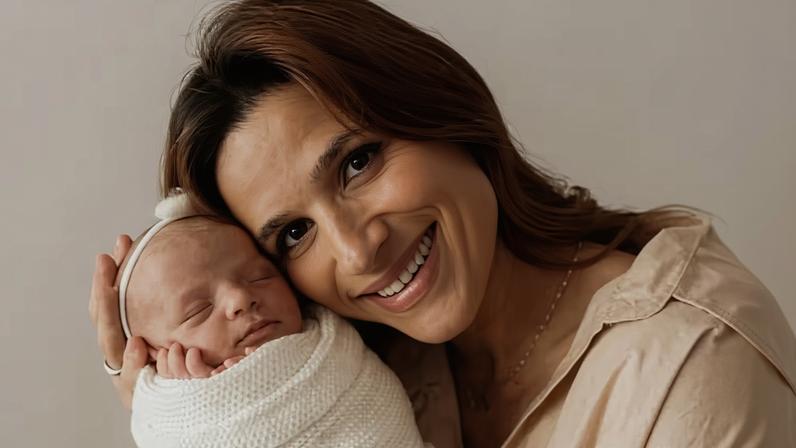 Jade Barbosa encanta ao mostrar a filha em ensaio fotográfico — Foto: @brunaweberfotografia
