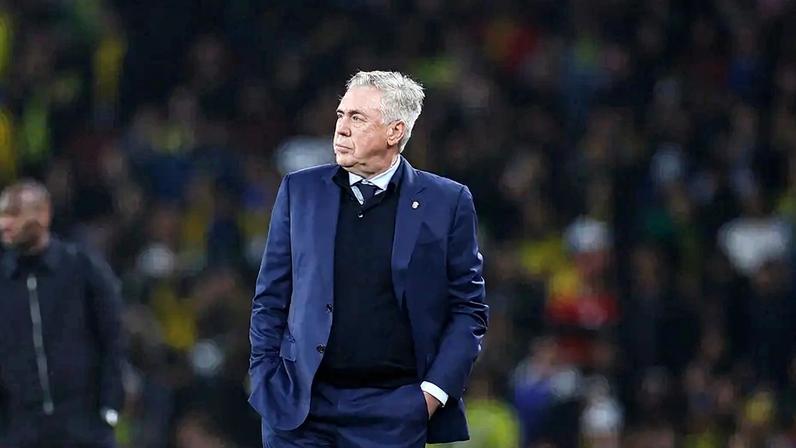 Carlo Ancelotti, técnico da Seleção Brasileira, durante Brasil x Senegal (Foto: Rafael Ribeiro/CBF)