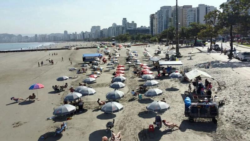 Praias próximas a SP apresentam piores condições de balneabilidade