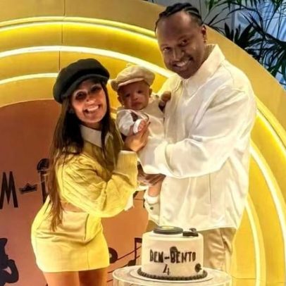 Carol Peixinho e Thiaguinho comemoram mesversário do filho