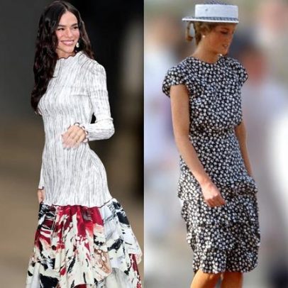 Bruna Marquezine e Shawn Mendes desfile Chanel 2026 com slingback Princesa Diana