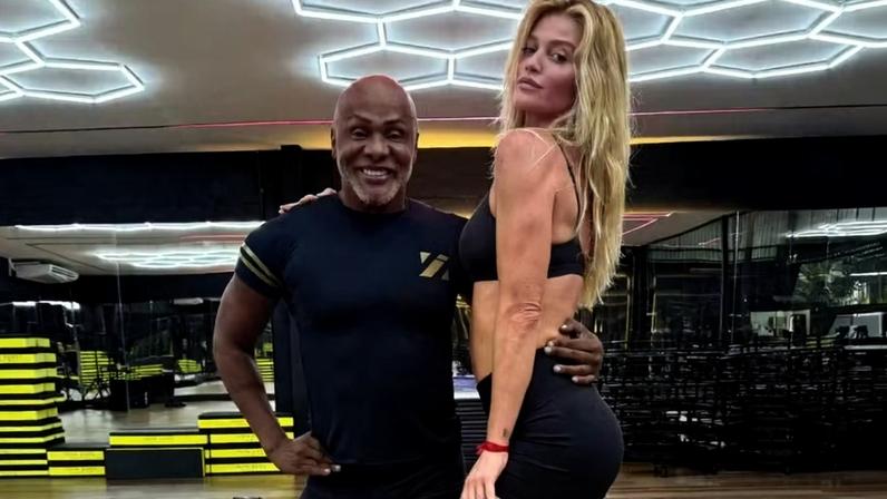 Cintia Dicker inicia preparação para estreia no Carnaval 2026 como musa do Salgueiro — Foto: Thiago Bunduky @bunduky
