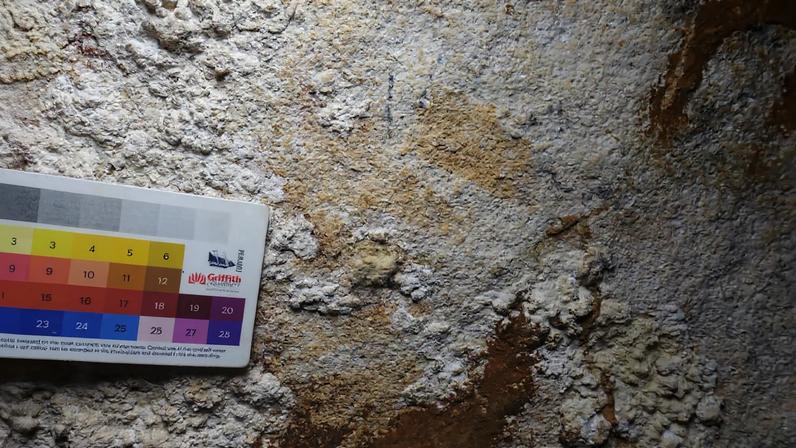 The 67,800-year-old hand stencil