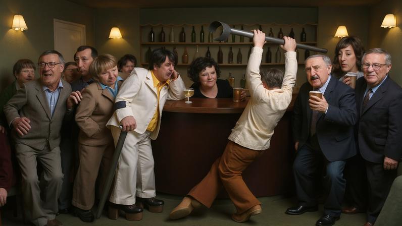 Back Bar of the Lockyer Tavern, Beryl Cook