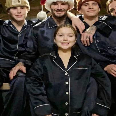 Os quatro filhos de Victoria e David Beckham: Brooklyn, Romeo, Cruz e Harper