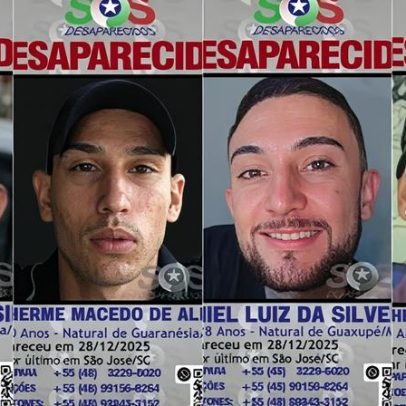 SC: Polícia confirma corpos encontrados são de jovens desaparecidos
