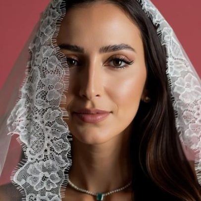 Maitê Lo Sardo publica fotos de noiva para casamento com Léo Ortiz do Flamengo