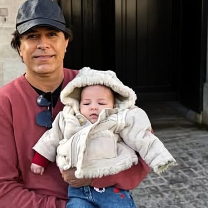 Tom Cavalcante posa com a neta e encanta fãs nas redes
