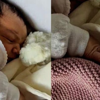 Mãe de Rafa Kalimann se emociona com a neta Zuza
