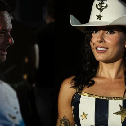 Pai de Gustavo Mioto é visto a bordo de navio da cantora Ana Castela