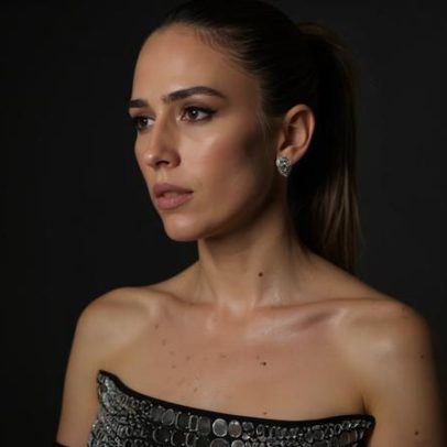 Tata Werneck exibe abdômen definido em frente ao espelho