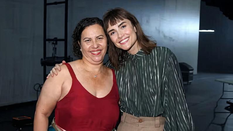 Maria Casadevall faz rara aparição ao lado da sogra — Foto: Andy Santana / Brazil News