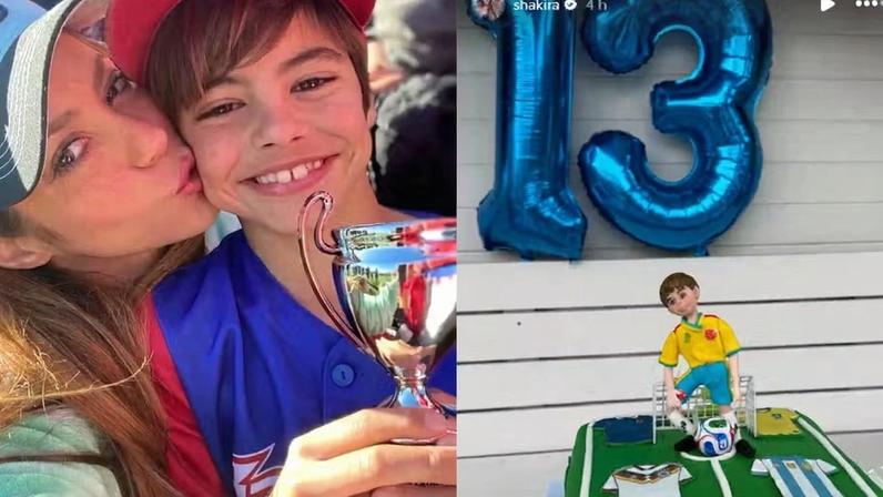 Shakira celebra aniversário do filho, Milan — Foto: Reprodução/Instagram