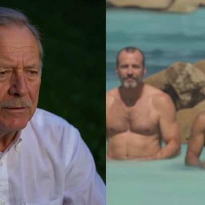 Julio Iglesias é visto com jovem desconhecida após casamento, foto inédita
