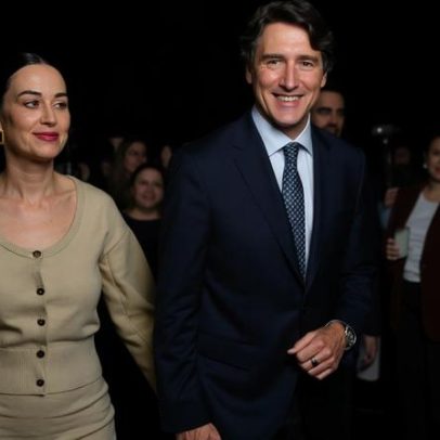Katy Perry e Justin Trudeau aparecem de mãos dadas em evento oficial na Suíça