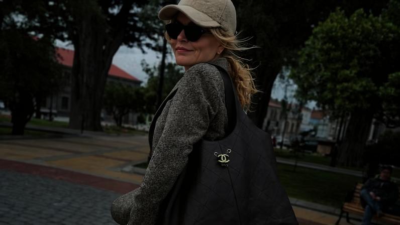 Nicole Kidman sozinha no Chile — Foto: Reprodução/Instagram