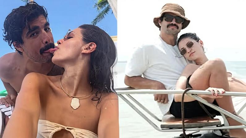 Caio Castro abre baú de fotos com namorada, Vitória Bohn, em viagem para a Bahia