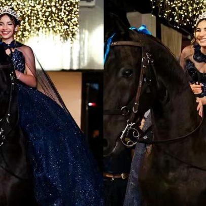 Milena celebra 15 anos com tema de contos de fadas e sertanejo