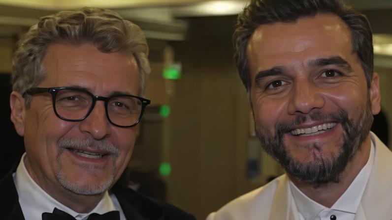 Wagner Moura e Kleber Mendonça Filho agradecem brasileiros por reclamar pelo Critics' Choice Award — Foto: Reprodução/X