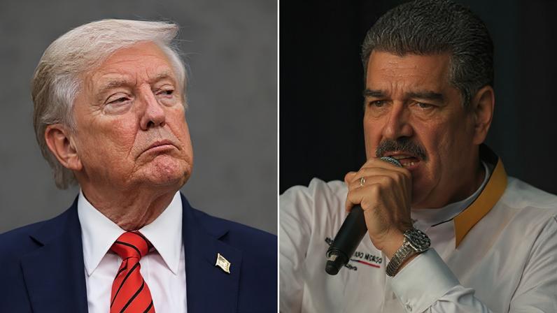 Donald Trump e Nicolás Maduro