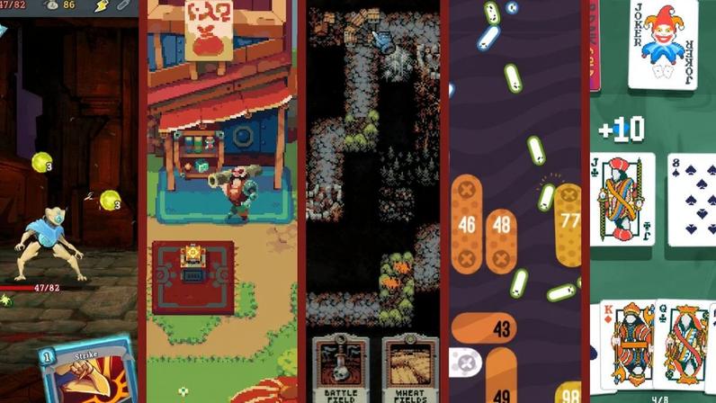 Five slices of mobile games.