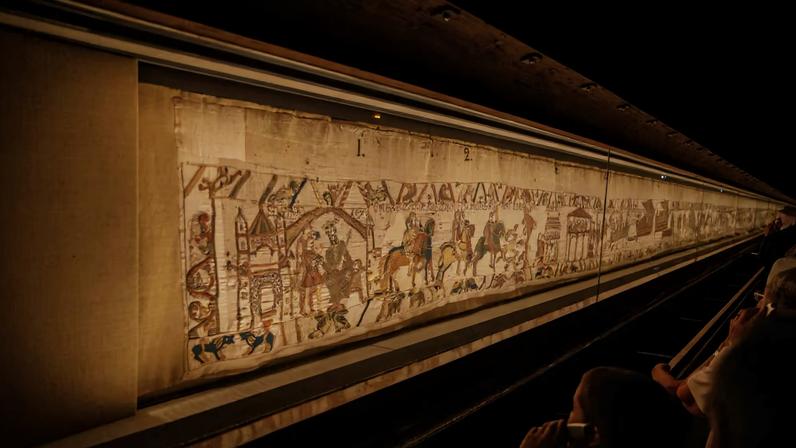The Bayeux Tapestry, created in the 1070s, is due to arrive at the British Museum in September
