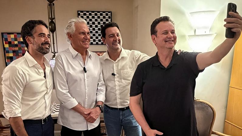 Eduardo Leite, Ronaldo Caiado, Ratinho Jr. e Gilberto Kassab