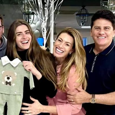 Luma, filha de Elaine Mickely e Cesar Filho, revela gravidez após cinco testes