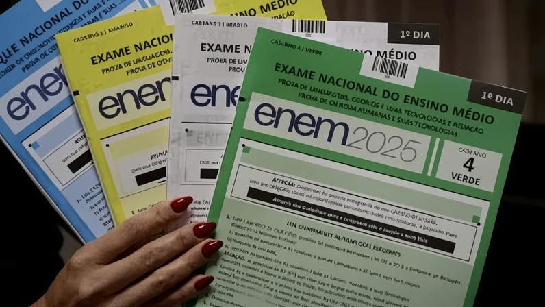 A edição de 2025 do Enem foi aplicada nos dias 9 e 16 de novembro