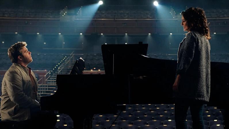 Cena do filme “Eu Só Posso Imaginar”. (Captura de YouTube)