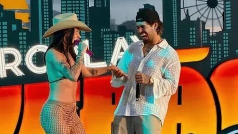 Ana Castela e Zé Felipe no clipe de "Eu Só Quero Você"